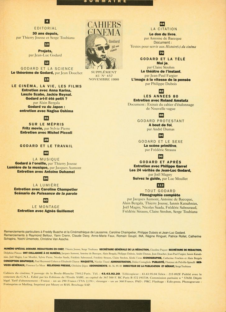 『Cahiers du Cinéma』 2