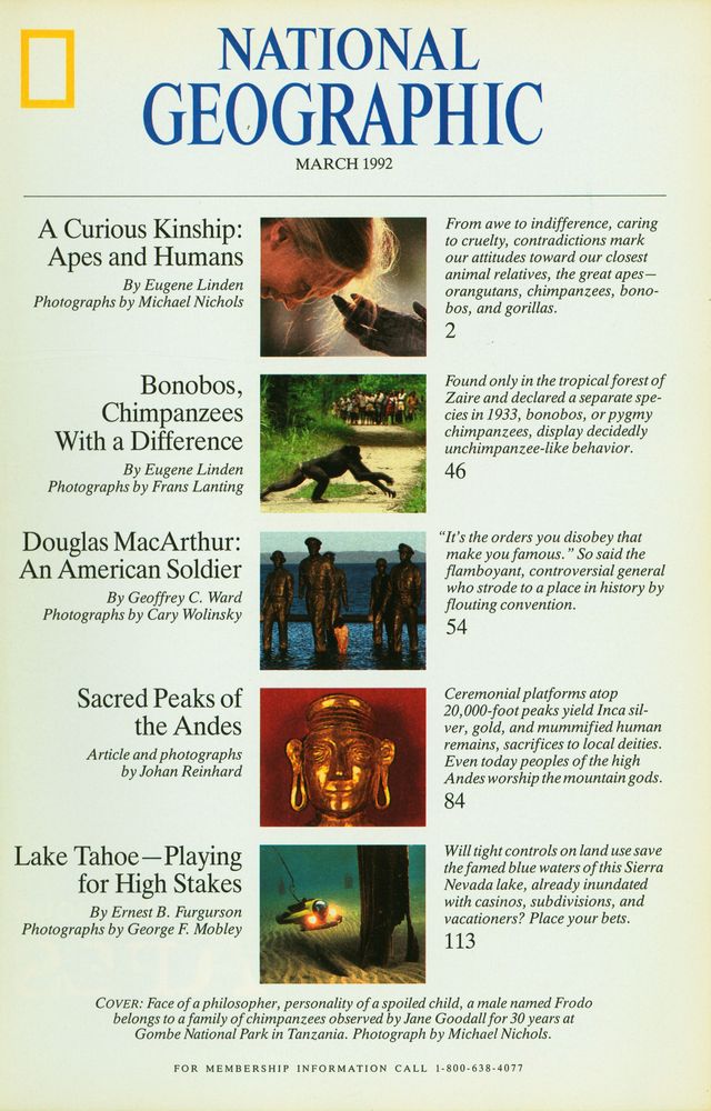 『National Geographic』 Vol. 181, No. 3 March 1992 2
