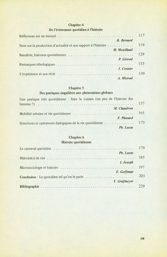 『LE SENS DE L'ORDINAIRE : Colloque 