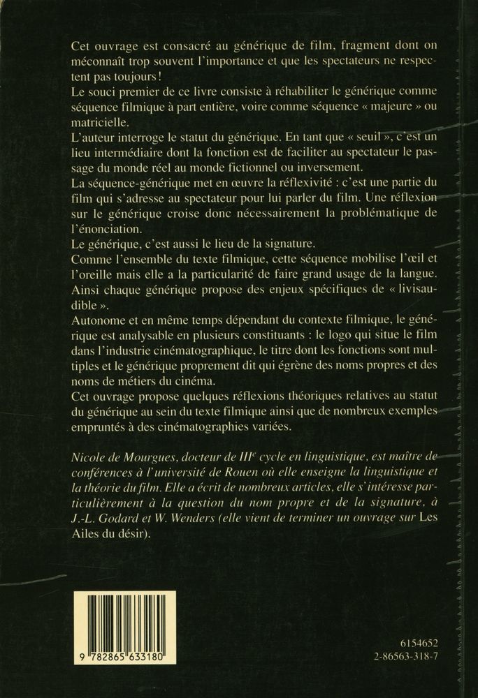 『LE GÉNÉRIQUE DE FILM』 6