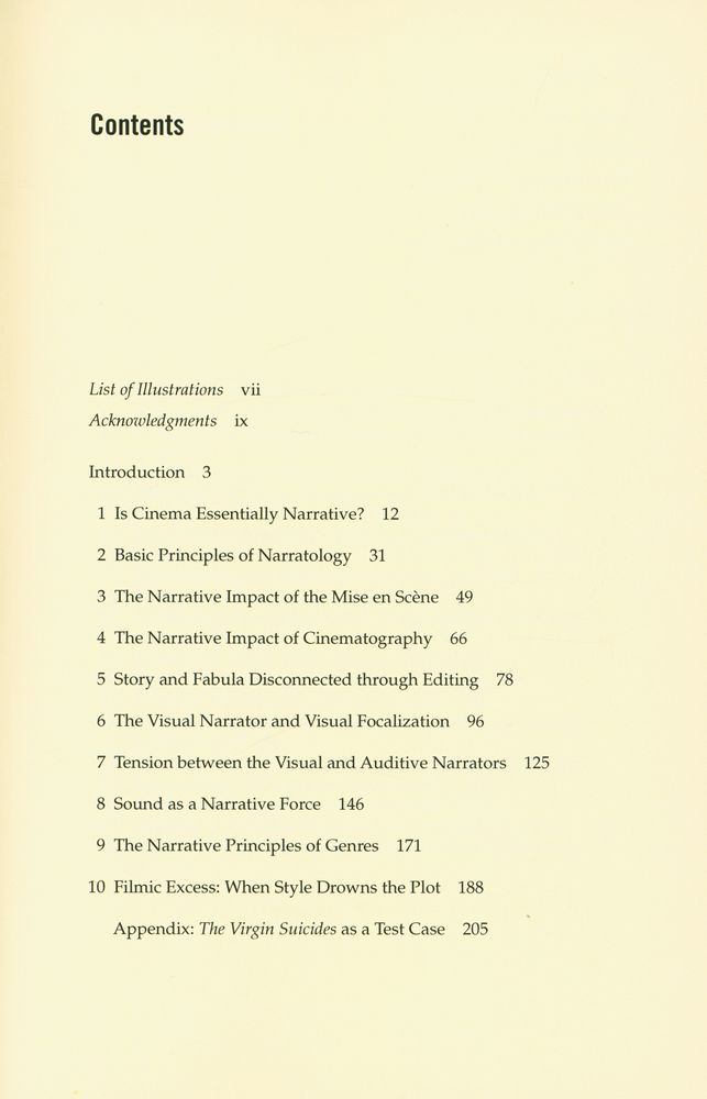 『Film Narratology』 2