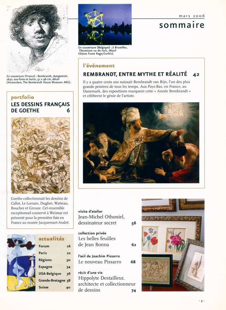 『CONNAISSANCE DES ARTS』 N° 636 2