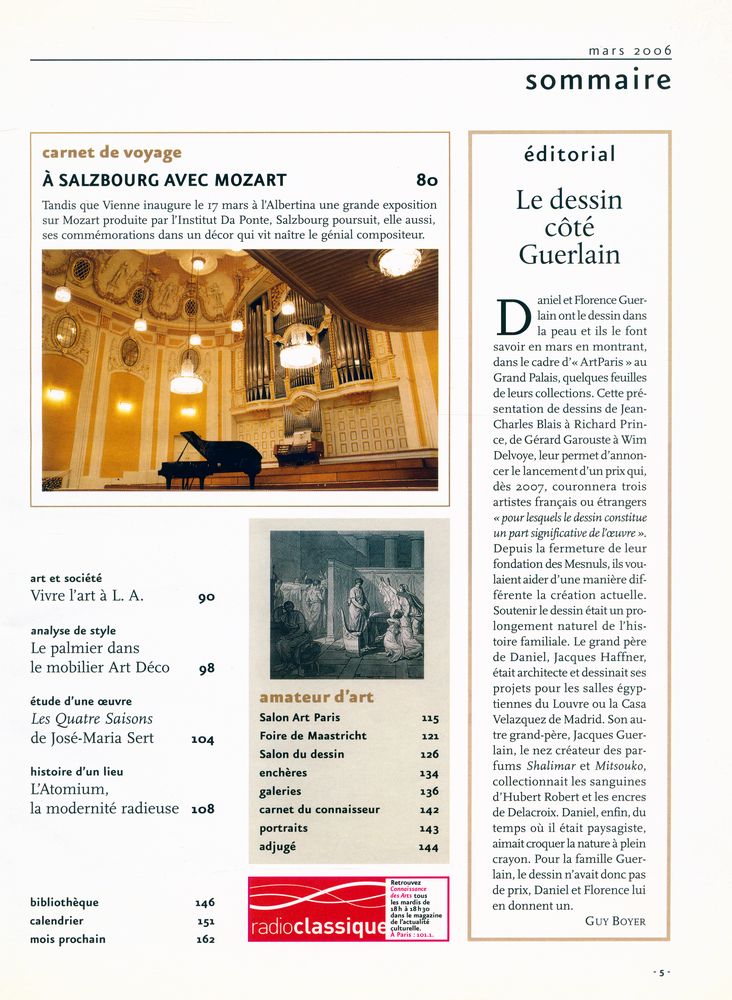 『CONNAISSANCE DES ARTS』 N° 636 3