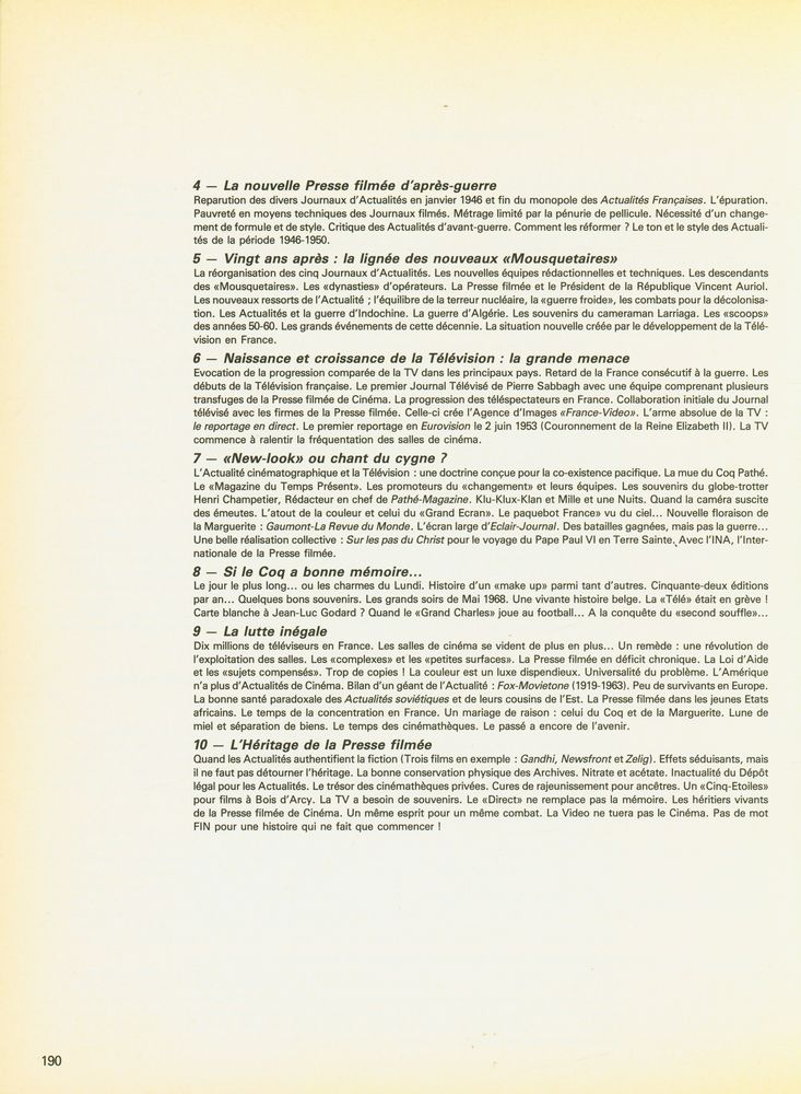『CINÉ ACTUALITÉS : HISTOIRE DE LA PRESSE FILMÉE 1895 - 1980』 4
