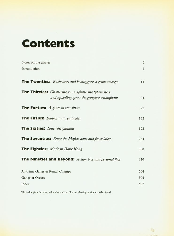 『The Overlook Film Encyclopedia : The Gangster Film』 2