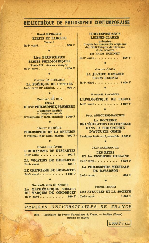 『BIBLIOTHÈQUE DE PHILOSOPHIE CONTEMPORAINE FONDÉE PAR FÉLIX ALCAN: ESSAI SUR LES PRINCIPES D'UNE PHILOSOPHIE DU CINÉMA : NOTIONS FONDAMENTALES ET VOCABULAIRE DE FILMOLOGIE』 3
