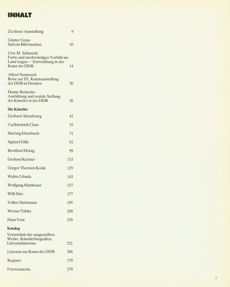 《Zeitvergleich : Malerei und Grafik aus der DDR》 2