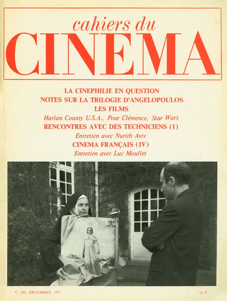 『cahiers du CINEMA』 N° 283 DECEMBRE 1977 1