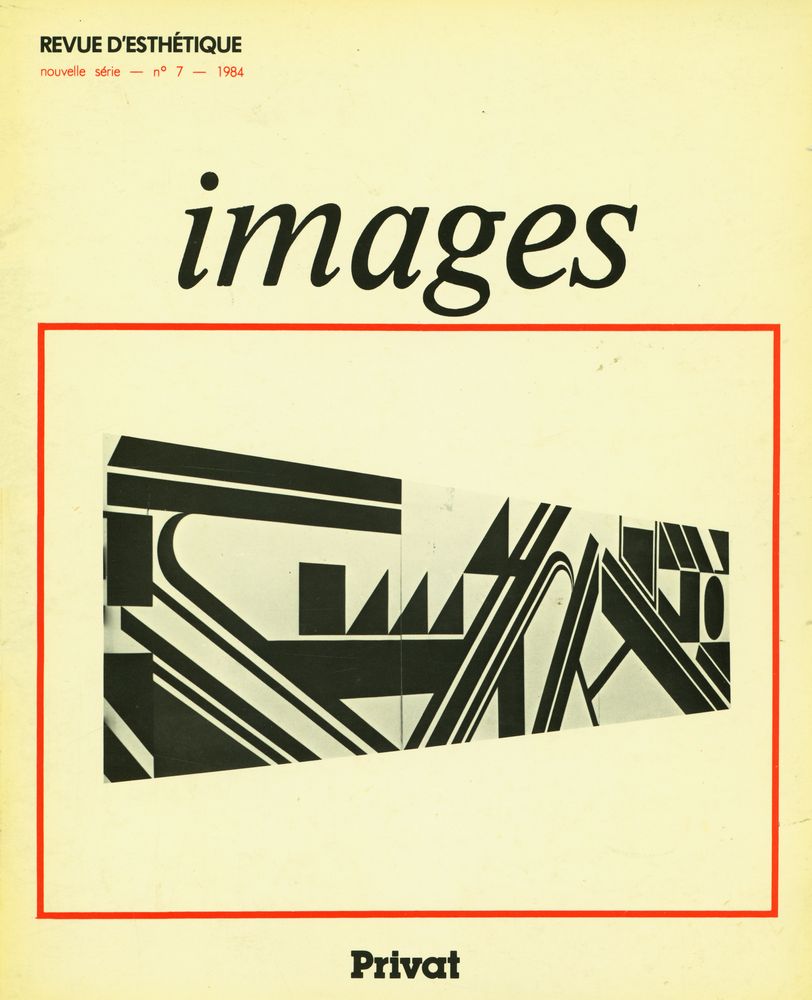 『REVUE D'ESTHÉTIQUE nouvelle série』 n°7 1984  1