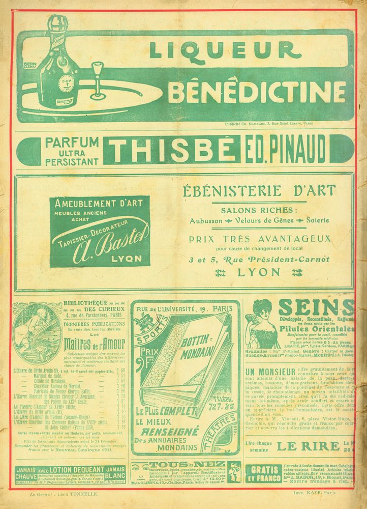 『FANTASIO』 N° 107 1re Janvier 1911 6e Année 3
