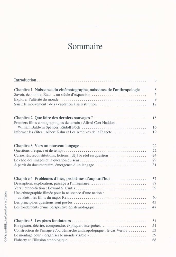 『Anthropologie et Cinéma』 2