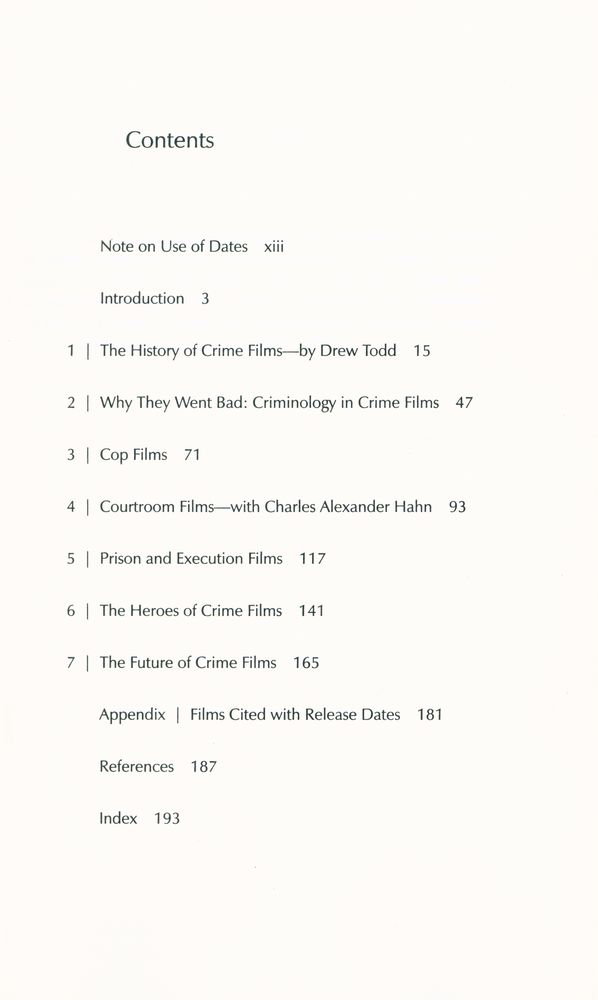 『Crime films and society』 2