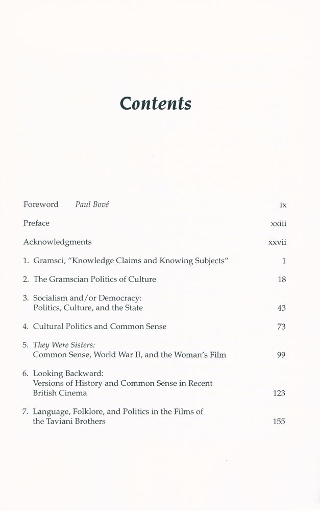 『Film, Politics, and Gramsci』 2