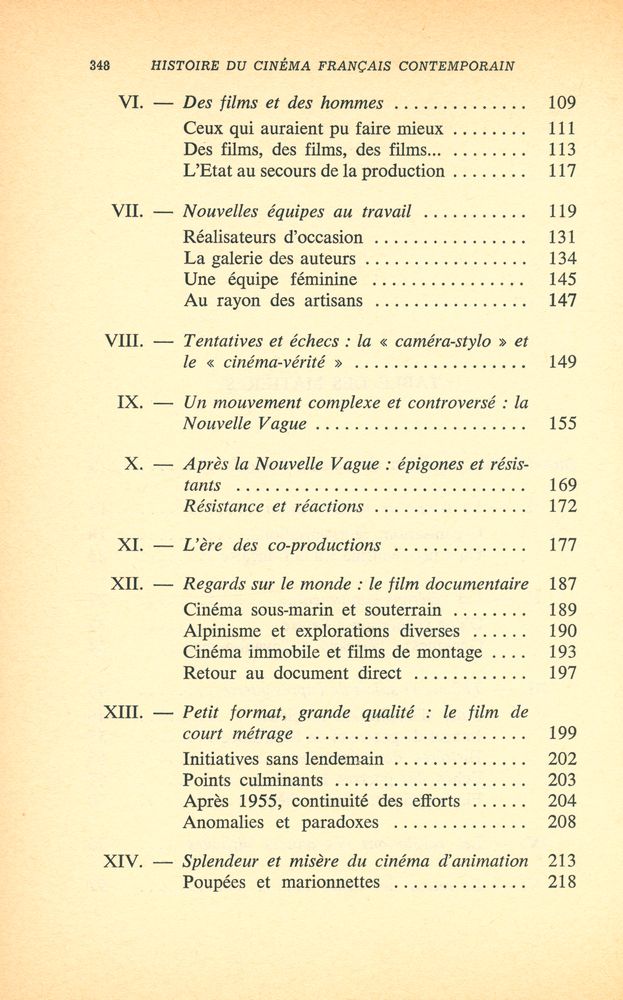 『HISTOIRE DU CINEMA FRANÇAIS CONTEMPORAIN : 1945 - 1977』 3
