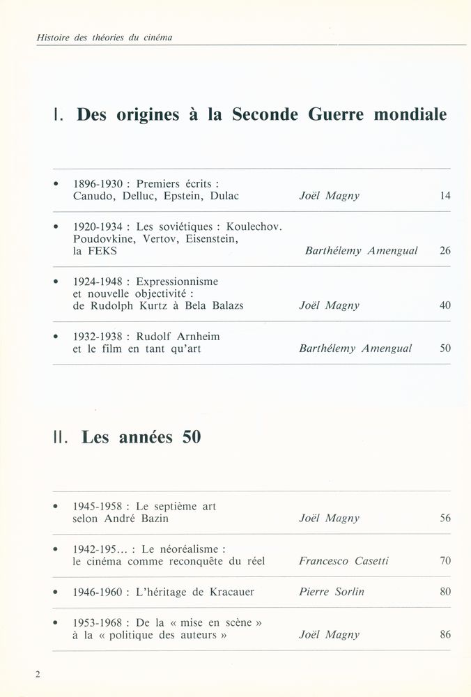 『CinémaAction』 Nº 60, juillet 1991 3