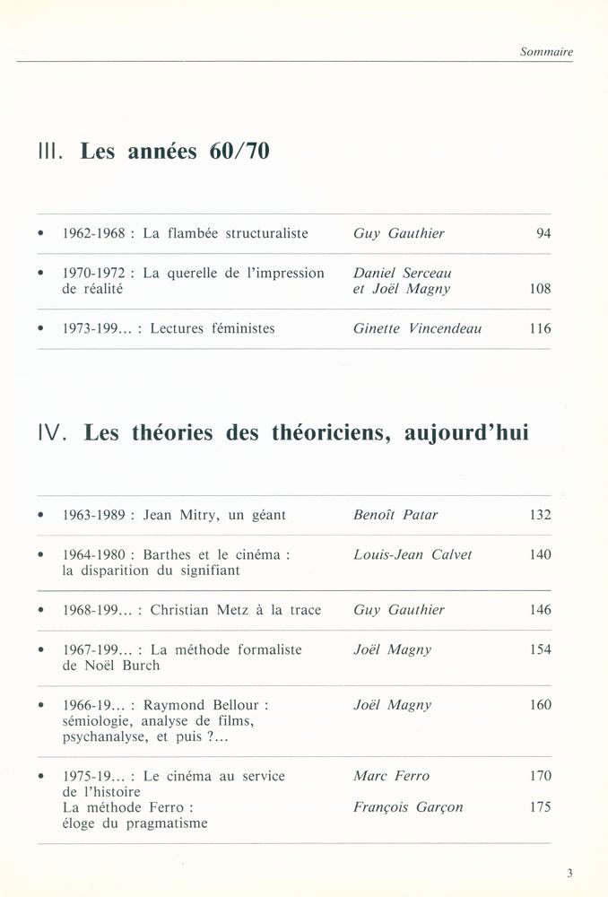 『CinémaAction』 Nº 60, juillet 1991 4