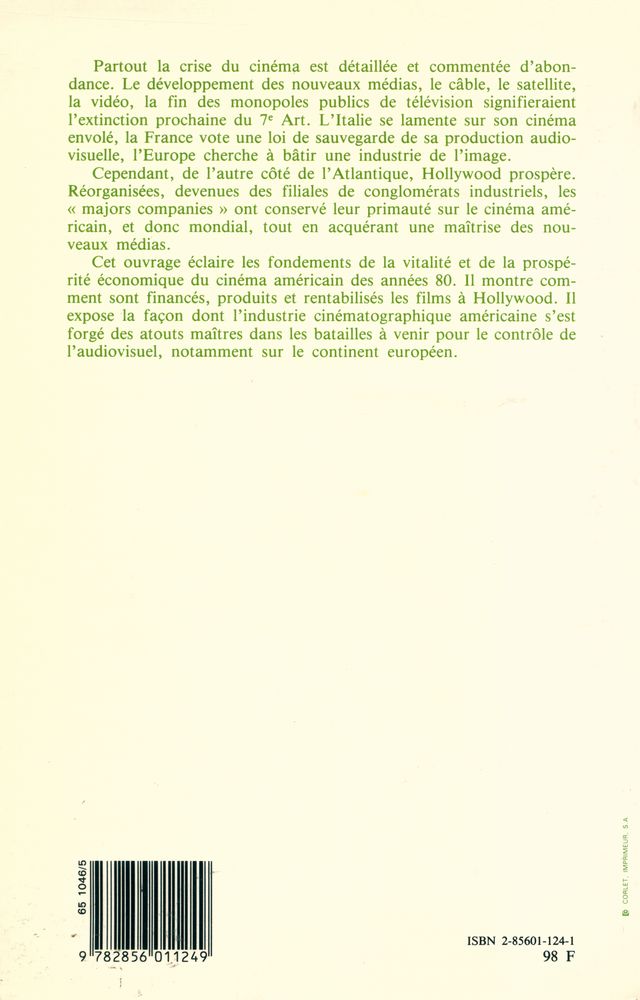 『ECONOMIE DU CINEMA AMERICAIN』 4