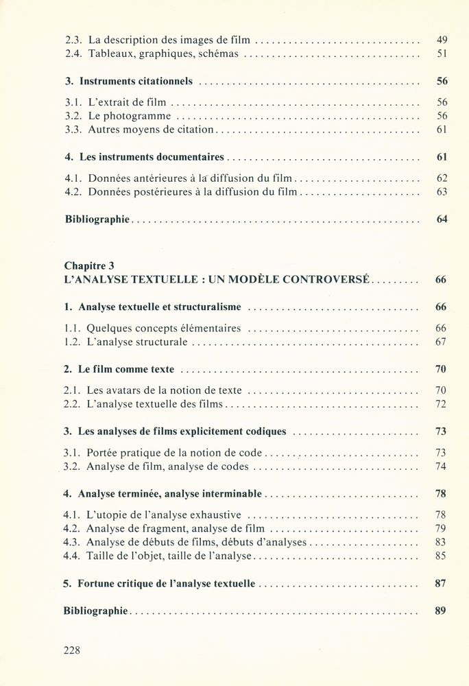 『L'ANALYSE DES FILMS』 3