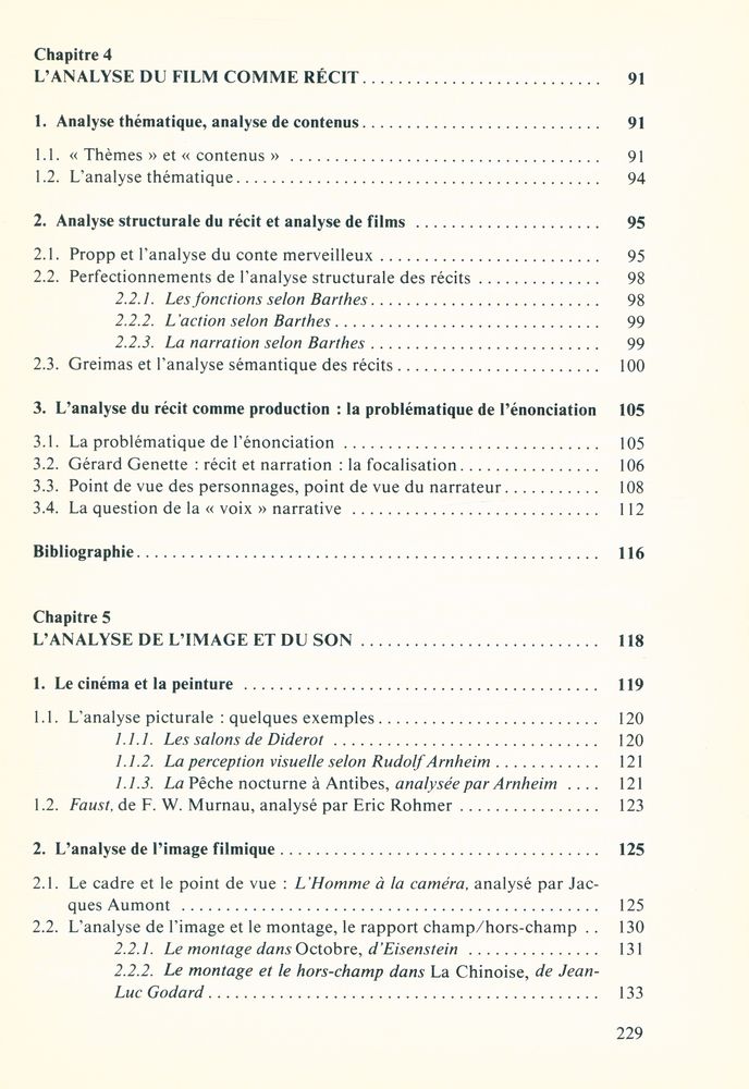 『L'ANALYSE DES FILMS』 4