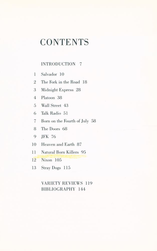『OLIVER STONE : THE MAKING OF HIS MOVIES』 2