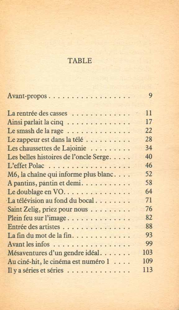 『Le salaire du zappeur』 2