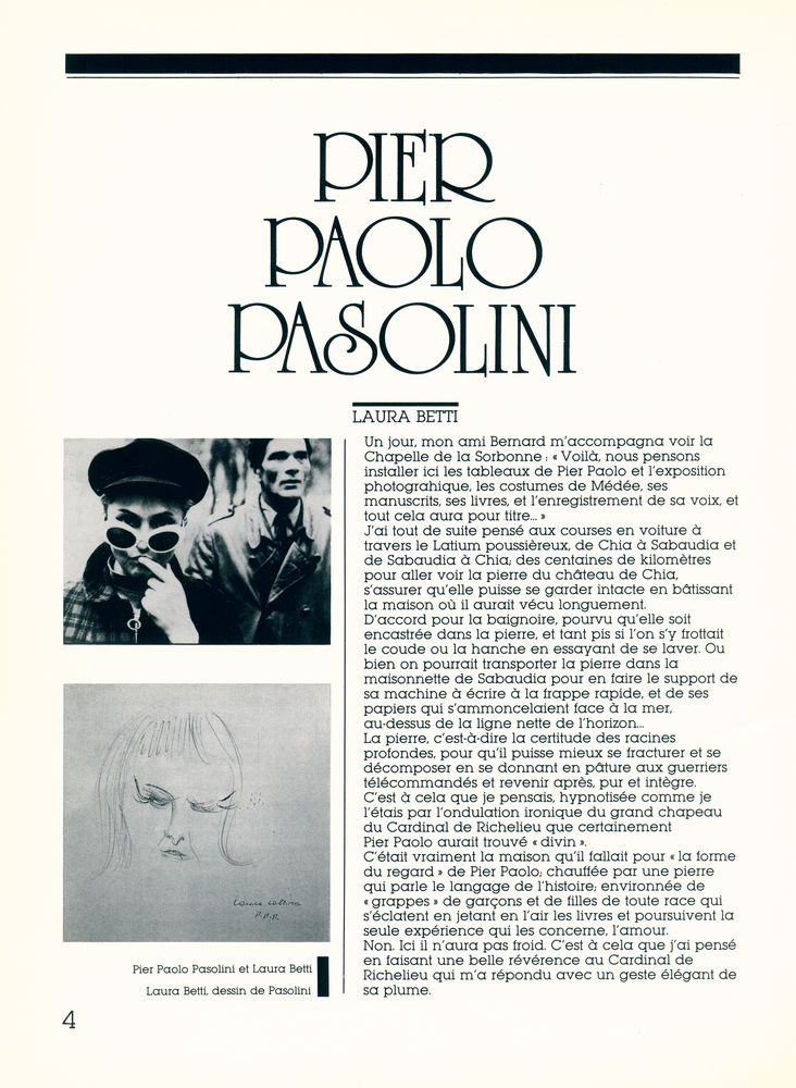 《L'UNIVERS ESTHÉTIQUE DE PASOLINI》 2