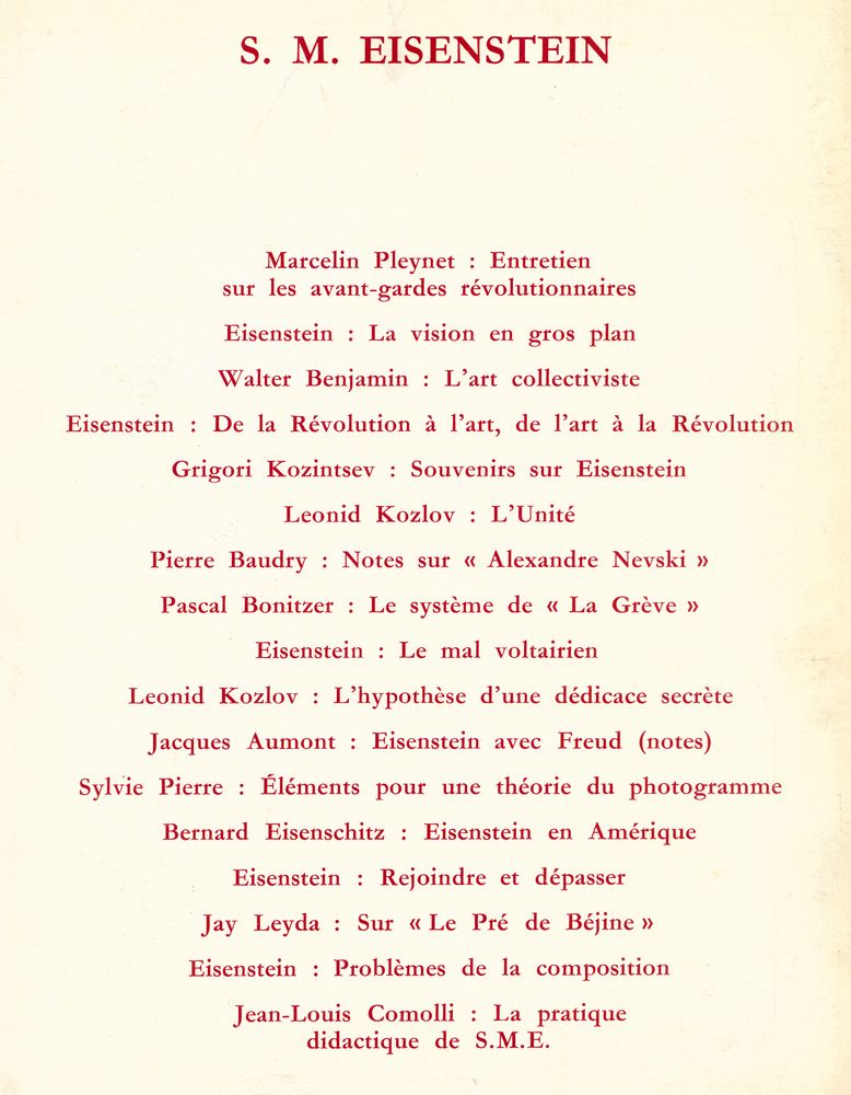 『cahiers du CINEMA』 N° 226 - 227 JANVIER - FEVRIER 1971 3