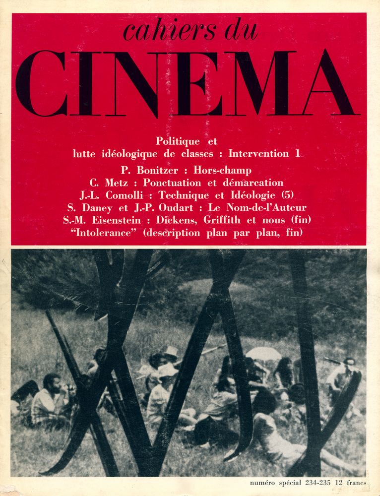 『Cahiers Du Cinema』 n° 234 - 235, DECEMBRE 1971, JANVIER - FEVRIER 1972 1
