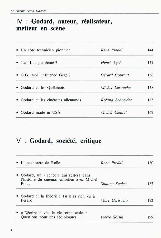 『le cinéma selon Godard』  5