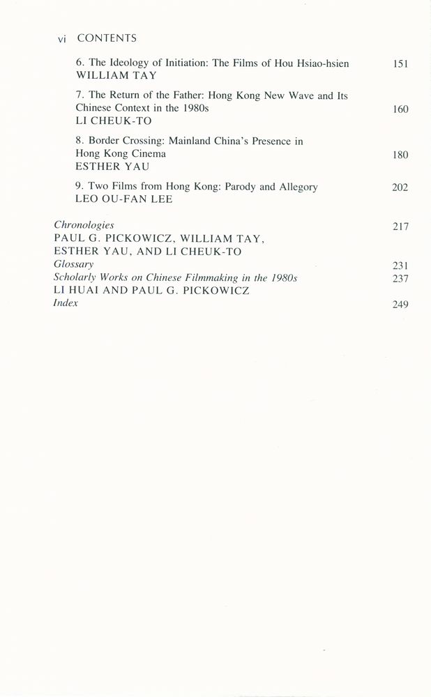『New Chinese cinemas : forms, identities, politics』 3