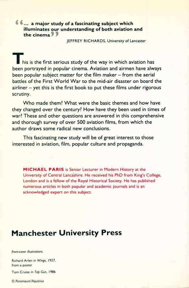 『From the Wright Brothers to Top Gun : aviation, nationalism and popular cinema』 3