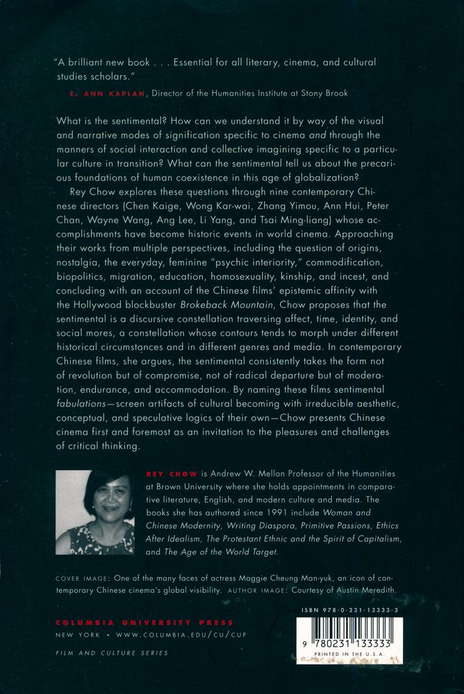 『Sentimental fabulations, contemporary Chinese films : attachment in the age of global visibility』 4