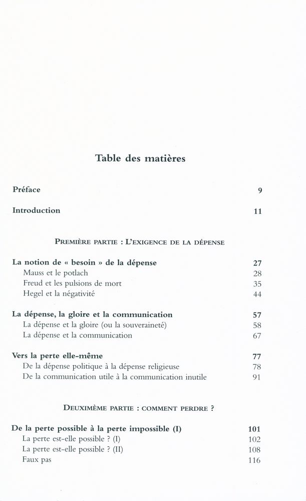 『Georges Bataille : La perte, le don et l'écriture』 2