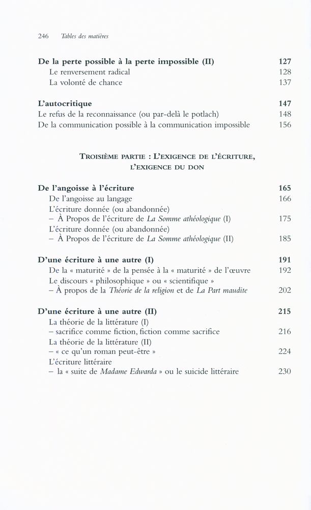 『Georges Bataille : La perte, le don et l'écriture』 3