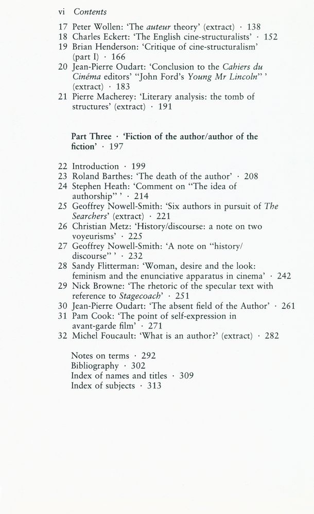 『Theories of Authorship』 3
