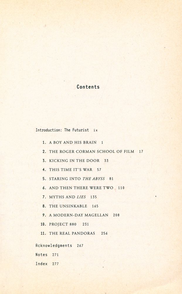 『The futurist : the Life and films of James Cameron』 2