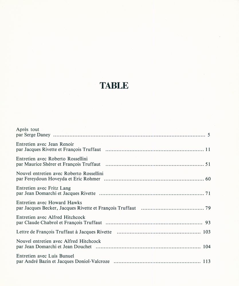 『LA POLITIQUE DES AUTEURS』 2