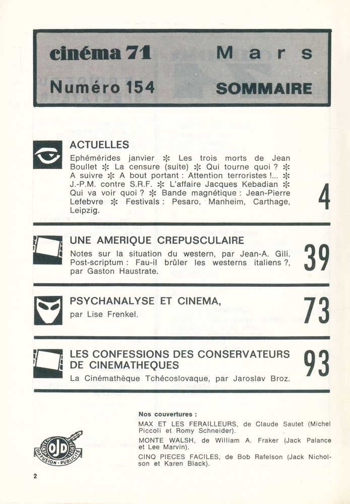 『Cinéma 71』 2