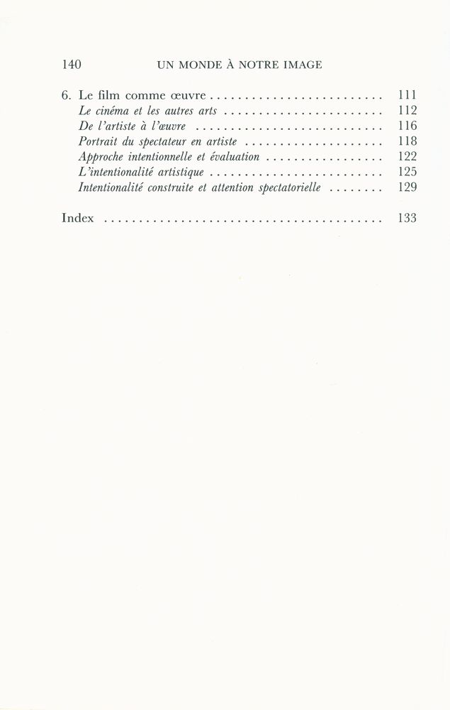 『UN MONDE À NOTRE IMAGE : ÉNONCIATION, CINÉMA, TÉLÉVISION』 3