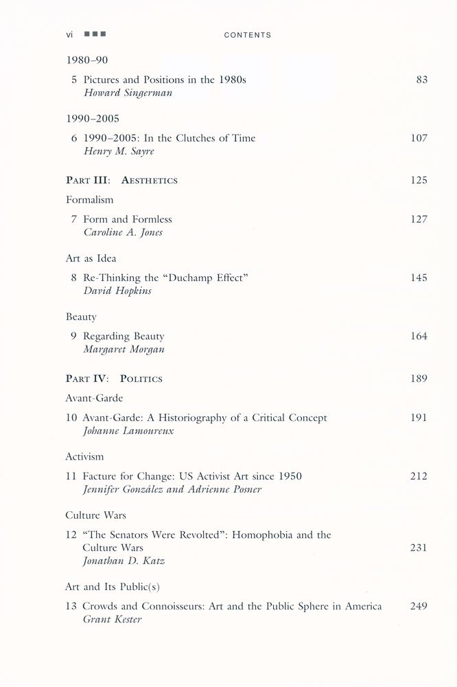 『A Companion to Contemporary Art since 1945』 3