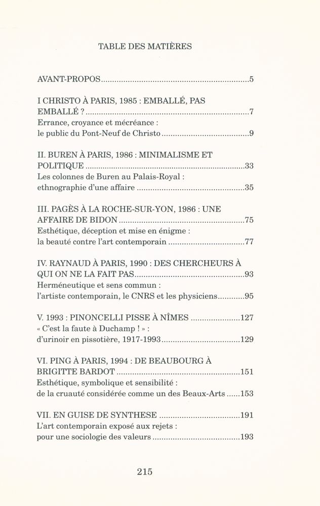 『L'ART CONTEMPORAIN EXPOSÉ AUX REJETS : Études de cas』 2