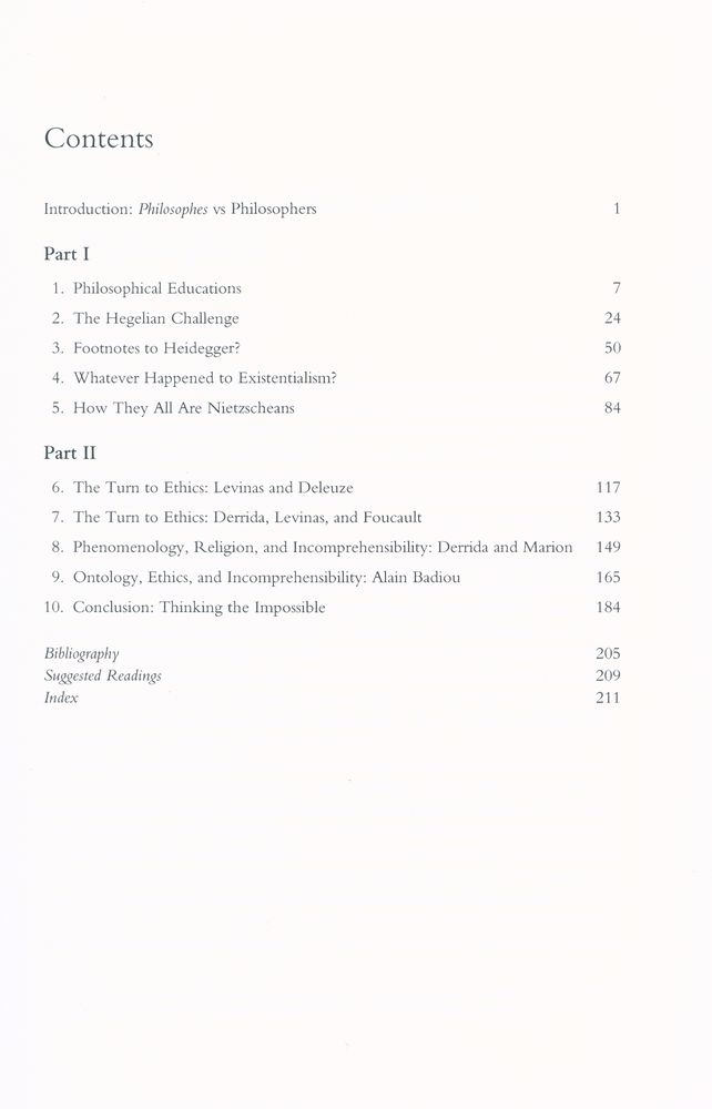 『THE OXFORD HISTORY OF PHILOSOPHY - Thinking the Impossible : French Philosophy Since 1960』 2
