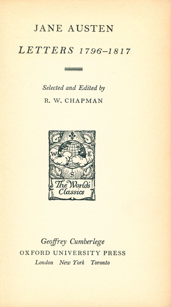 『LETTERS, 1796 - 1817』 1