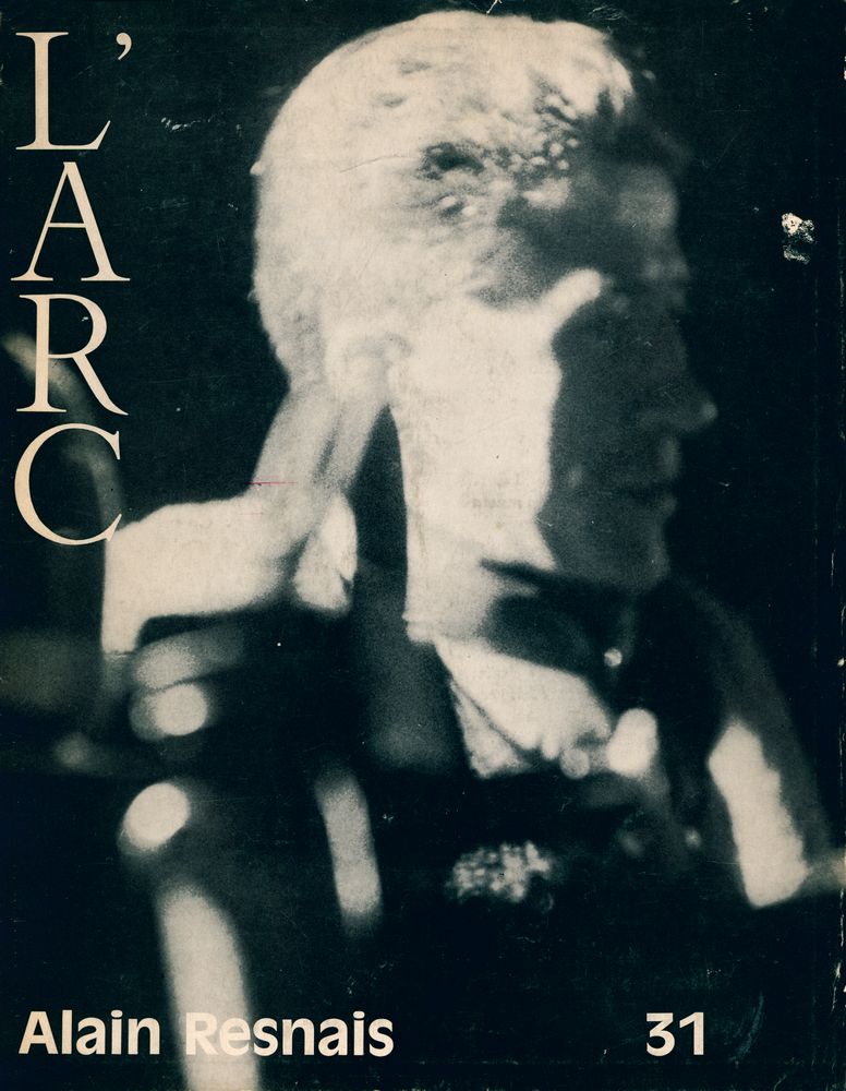 『L'ARC 31 - ALAIN RESNAIS : OU LA CRÉATION AU CINEMA』  1