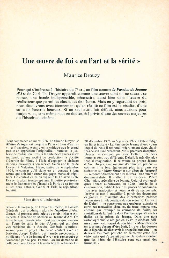 『l'avant - scène CINEMA』 367/368 Janvier - Février 1988 2