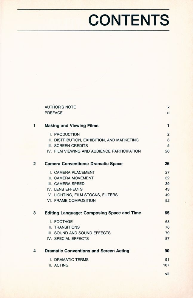 『a viewer's guide to film : arts, artifices, and issues』 2