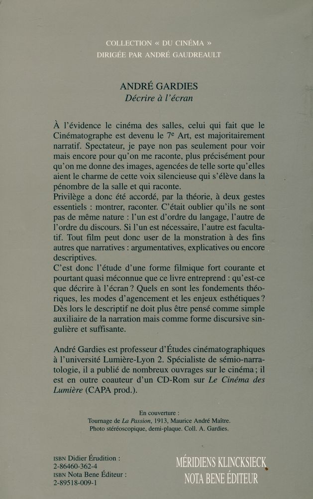 『DÉCRIRE À L'ÉCRAN』 3