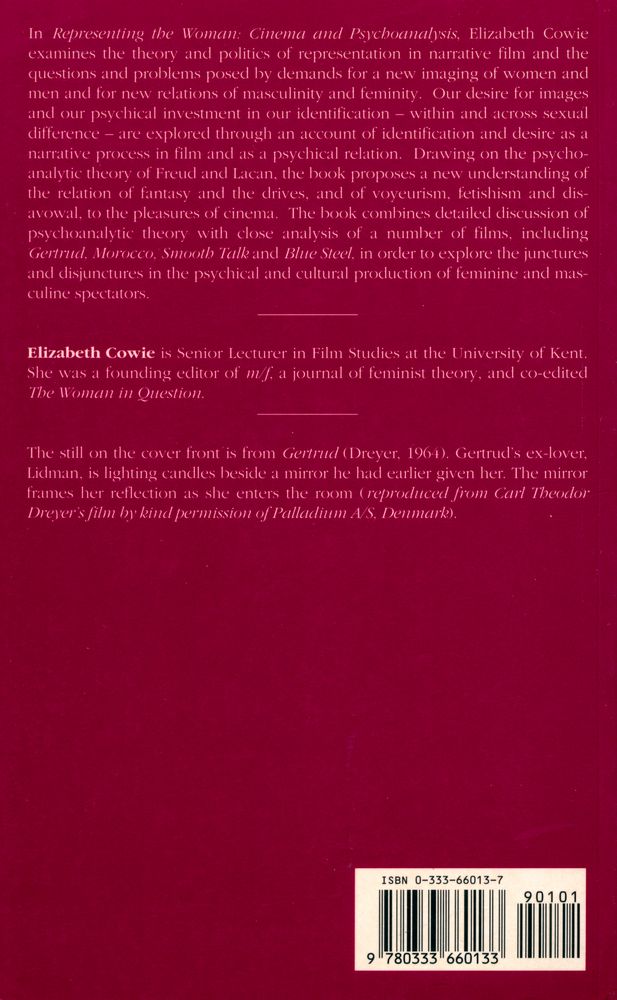 『Representing the Woman : Cinema and Psychoanalysis』 3