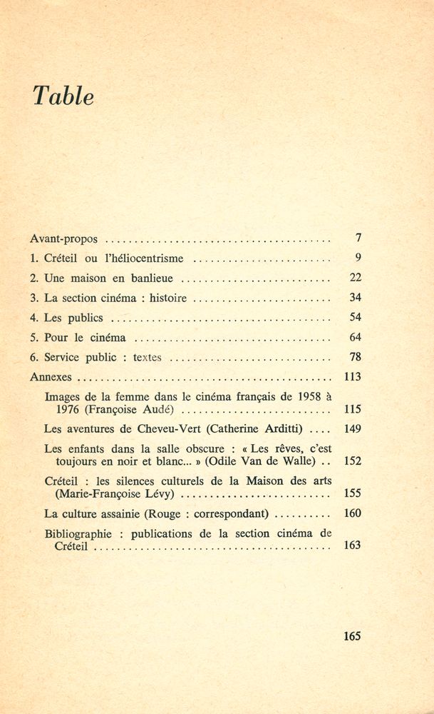 『Cinéma, service public : Créteil 68 - 76』 2