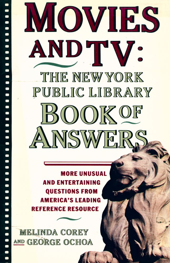 『MOVIES AND TV : THE NEW YORK PUBLIC LIBRARY BOOK OF ANSWERS』 1